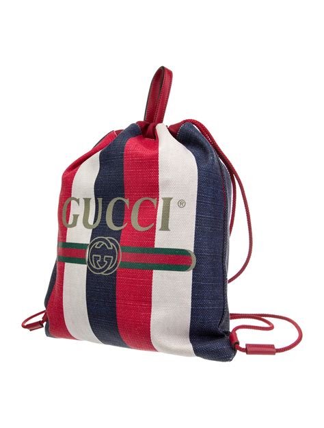 gucci svlvia backpack|gucci leather backpack.